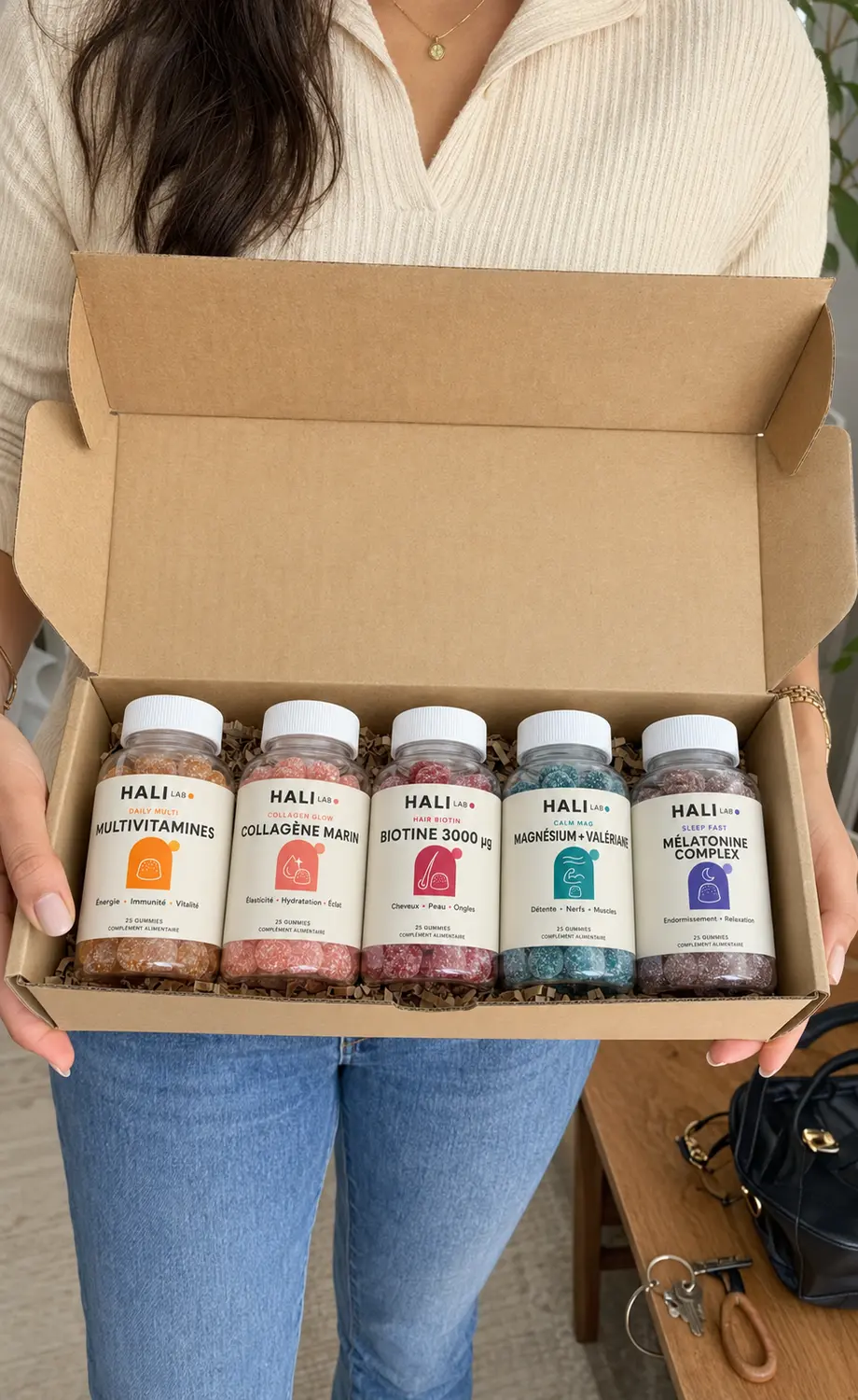 Pack cinq gummies Hali Lab